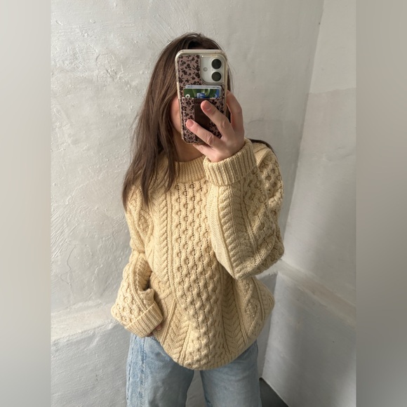 vintage Smith's of Bermuda worsted wool fisherman knit sweater - Picture 7 of 12